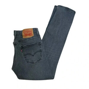 Levi Strauss & Co 511 Grey Washed Skinny Denim Jean Size Large 30 x 32